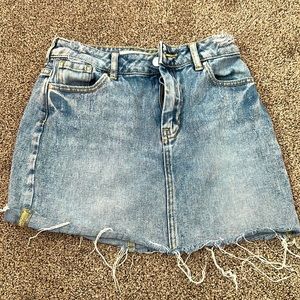 Denim mini skirt from pacsun
